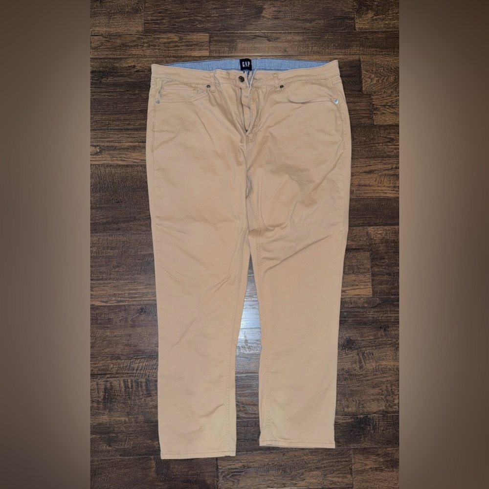 Men's Gap 5 pocket twill khaki pants